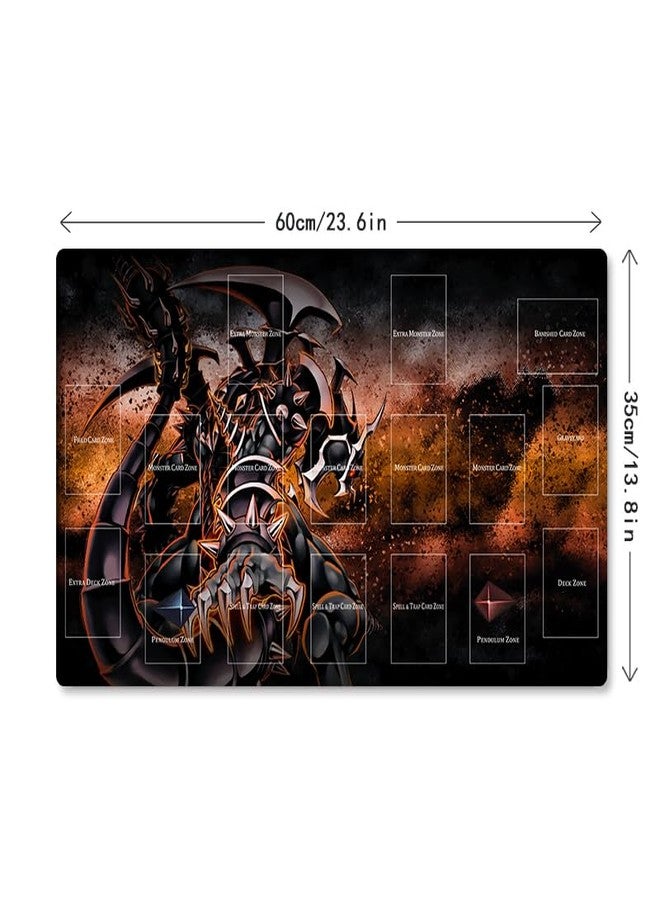 Mlikemat New Mlikemat Playmat Dark Armed Dragon TCG CCG OCG Trading Card Game Mat with Zones + Free Bag (ZD014-938-A) - Image 5